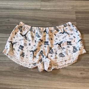 Pink Paris Sleep Short